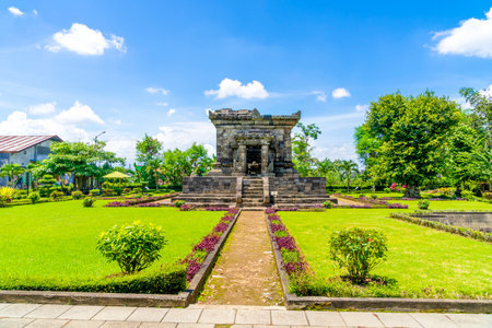 Candi Badut is an 8th-century Hindu temple located in Malang city. Estimated was built in 760 CE making this temple the oldest temple in East Java.の写真素材