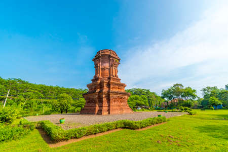 Ancient pagoda in the park at Sukhothai province, Thailandの写真素材