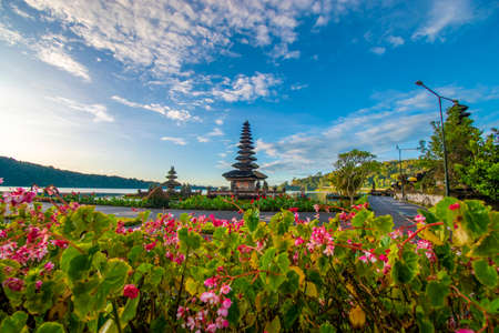 Pura Ulun Danu Bratan in Bali, Indonesiaの写真素材