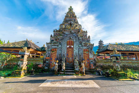 Pura Besakih Temple in Bali, Indonesia in a summer dayの写真素材