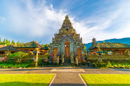 Pura Besakih temple on Bali island, Indonesia.の写真素材