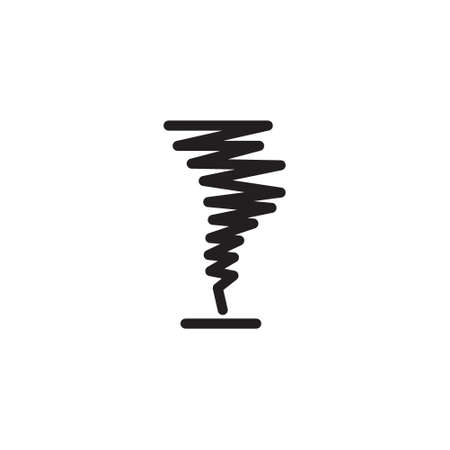 an icon about hurricanes or tornadoesのイラスト素材