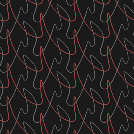 Seamless vector background of interlacing lines for fabrics and textures