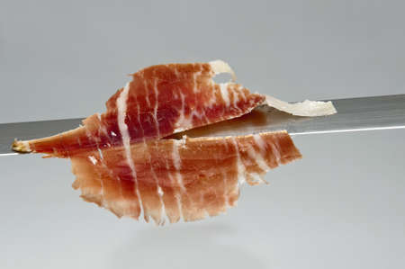 Iberian ham sliceの写真素材