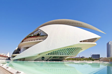 VALENCIA - SEPTEMBER 11:Palau de les Arts Reina Sofía in the City of Arts and Sciences on September...