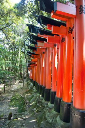 Fushimi Inari taisha in Kyoto,Japanのeditorial素材