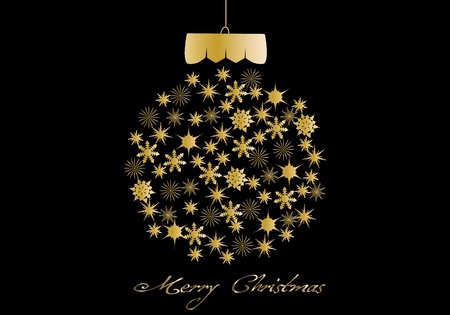 Christmas abstract background with decorative ballのイラスト素材