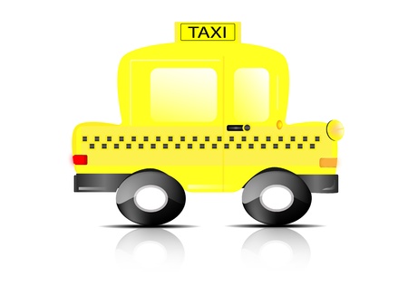 Taxi car のイラスト素材