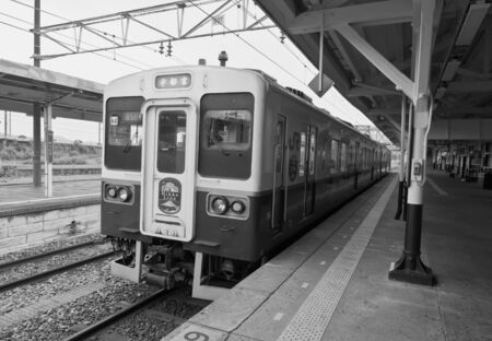 TOKYO, JAPAN, JULY 7: JR train station in Nikko on July 7, 2011 in Tokyo, Japan.   Nikko is a collection of temples and shrines that was inscribed by Unesco as a World Heritage Site in 1999.のeditorial素材