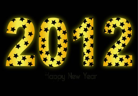 Happy New Year 2012 のイラスト素材