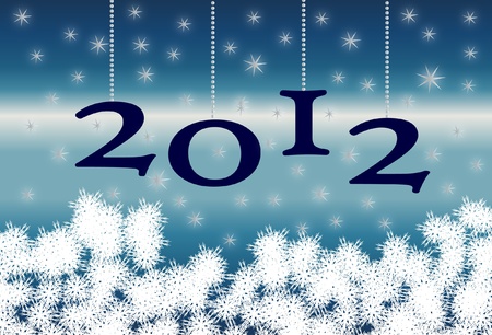 New Year 2012 background のイラスト素材