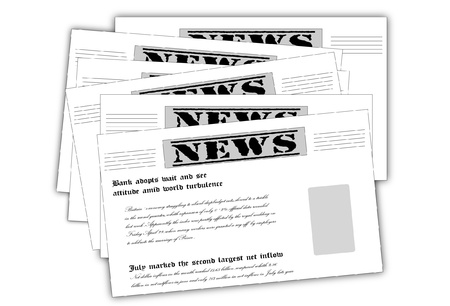 Newspaperのイラスト素材