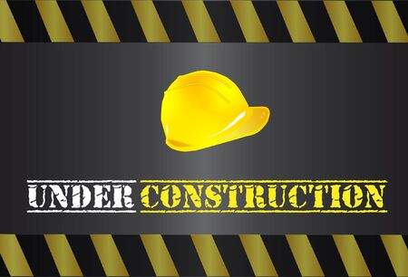 Under construction helmeted force のイラスト素材