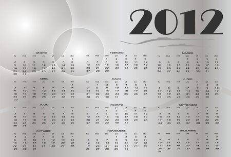 2012 Calendar のイラスト素材