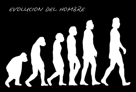 Evolution of manのイラスト素材
