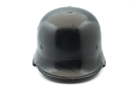 German Helmet of WWII on white background