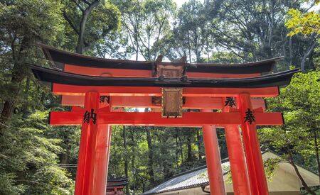 Fushimi Inari taisha is a Shinto shrine dedicated to the spirit of Inari, and located in Fushimi-ku, Kyoto, Japanのeditorial素材