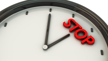 Stop in a watch word pointed needles