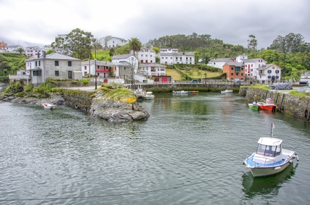 Viavelez port on a gray dayの写真素材