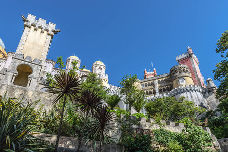 The Pena National Palace  Palacio da Pina のeditorial素材
