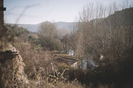 Beautiful nature landscape in Burgosの写真素材