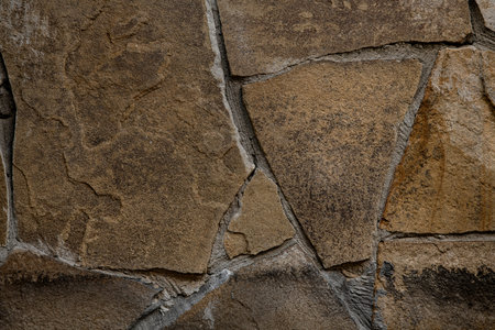 beautiful texture of old stone of indefinite form on some surface