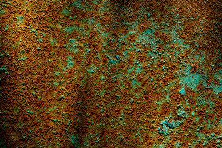 texture of metal with many rust spots of different sizes on it