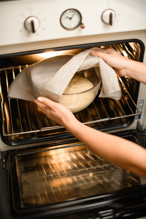 Pie made from fluffy dough that is baked in the oven
