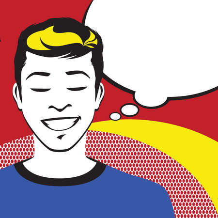 Beauty Thinking Menのイラスト素材