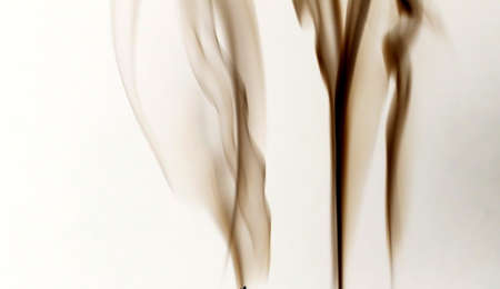  Abstract color composition smoke photo over white.の写真素材