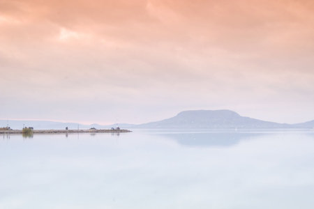 Sunset lake. This phote make in Hungary. Sunset whit Balaton