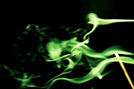 Abstract color composition smoke photoの写真素材