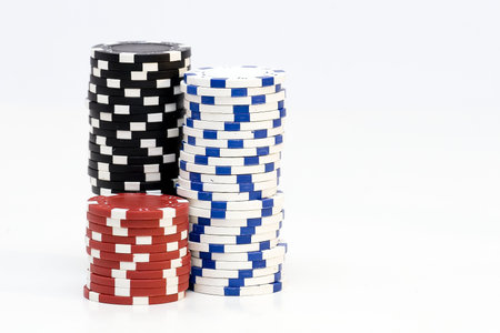 Poker chipsの写真素材