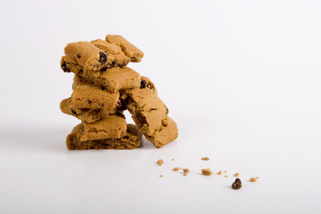 Stack of cookiesの写真素材