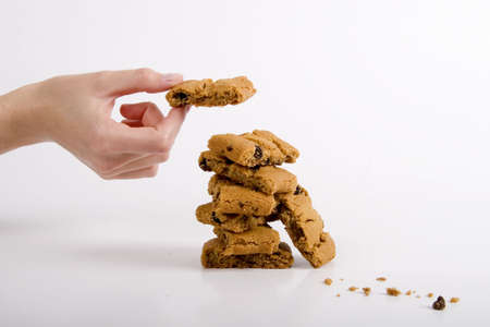 Stack of cookiesの写真素材