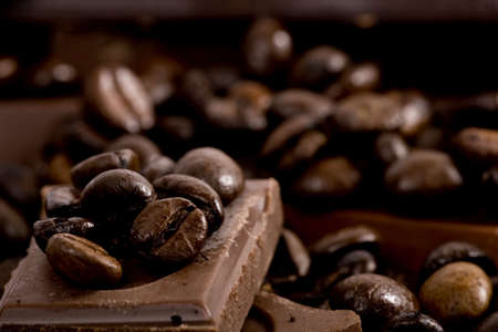 Chocolate-Coffee backgroundの写真素材