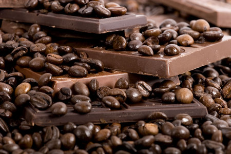Chocolate-Coffee backgroundの写真素材