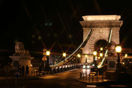 Budapest at nightfallの写真素材