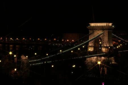 Budapest at nightfallの写真素材