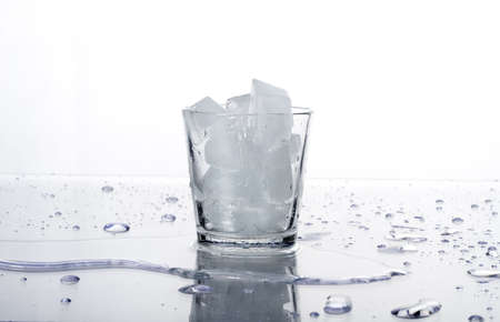 Water glassの写真素材