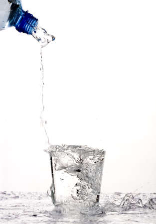Water glassの写真素材