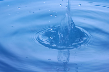 The abstract water splash background