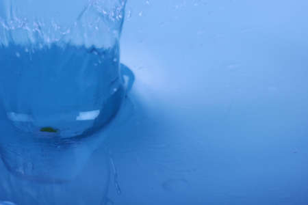 The abstract water splash backgroundの写真素材
