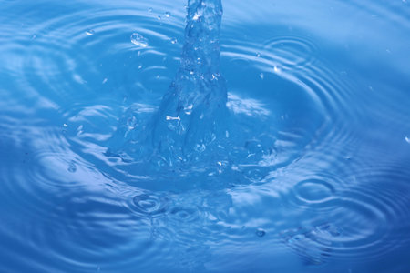 The abstract water splash background