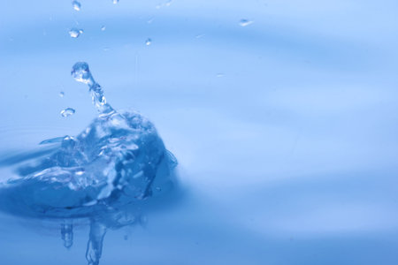 The abstract water splash background