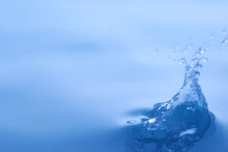 The abstract water splash background