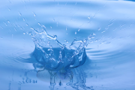 The abstract water splash background
