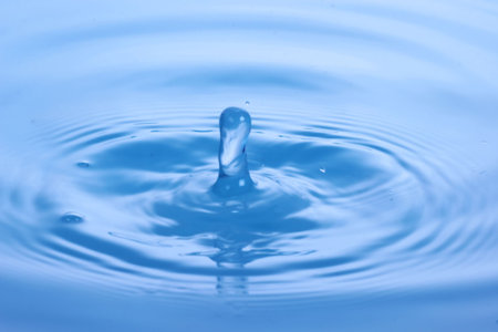 The abstract water splash background