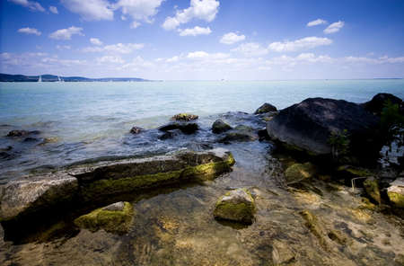 Balaton lake- Hungaryの写真素材