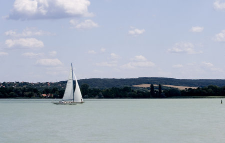 Balaton lake- Hungaryの写真素材